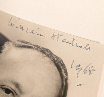 Lot 5 - DOCTOR WHO - WILLIAM HARTNELL (D.1975) - AUTOGRAPHED PHOTOGRAPH