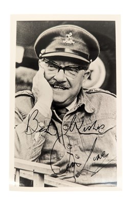 Lot 29 - ARTHUR LOWE - DAD'S ARMY - HAND SIGNED PHOTOGRAPH