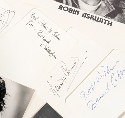 Lot 130 - CARRY ON FILMS - COLLECTION OF AUTOGRAPHS