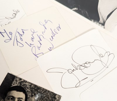 Lot 130 - CARRY ON FILMS - COLLECTION OF AUTOGRAPHS
