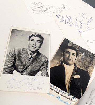 Lot 130 - CARRY ON FILMS - COLLECTION OF AUTOGRAPHS