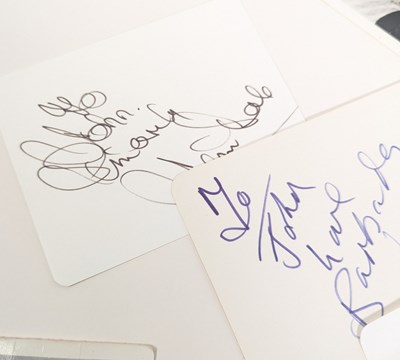 Lot 130 - CARRY ON FILMS - COLLECTION OF AUTOGRAPHS