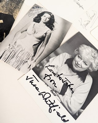 Lot 130 - CARRY ON FILMS - COLLECTION OF AUTOGRAPHS