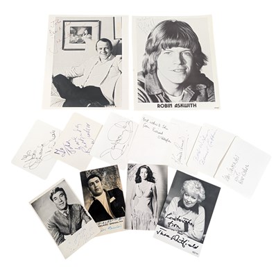 Lot 130 - CARRY ON FILMS - COLLECTION OF AUTOGRAPHS