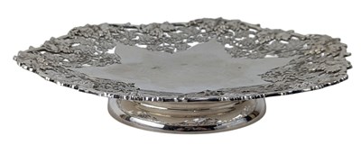 Lot 3 - 20TH CENTURY GEORGE V HALLMARKED SILVER TAZZA CENTREPIECE