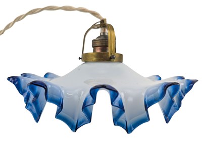 Lot 338 - ITALIAN MURANO VINTAGE 20TH CENTURY HAND BLOWN GLASS CEILING LIGHT