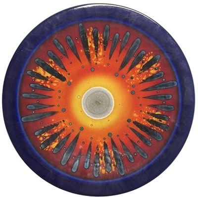 Lot 239 - ALAN CLARKE FOR POOLE POTTERY - THIRD MILLENNIUM - LIMITED EDITION CHARGER