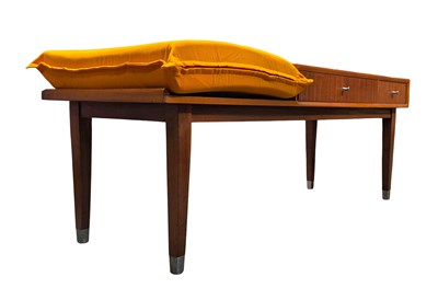 Lot 225 - ATTR. GRIEVES & THOMAS - MID CENTURY TOLA WOOD TELEPHONE BENCH