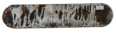 Lot 26 - STARS LANE - 19TH CENTURY VICTORIAN ENAMEL STREET SIGN