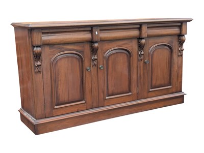 Lot 936 - 19TH CENTURY VICTORIAN REVIVAL MAHOGANY SIDEBOARD DRESSER