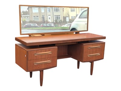 Lot 599 - G-PLAN FURNITURE TEAK WOOD FRESCO DRESSING TABLE