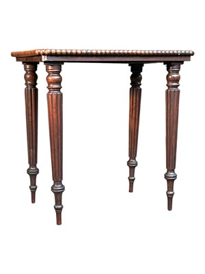 Lot 883 - MANNER OF GILLOWS - VICTORIAN 19TH CENTURY MAHOGANY SIDE TABLE
