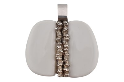 Lot 311 - ANTON MICHELSEN ROYAL COPENHAGEN 1960S DANISH SILVER NECKLACE PENDANT