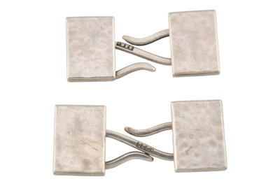 Lot 271 - KURT JOBST PAIR OF 925 SILVER CUFFLINKS