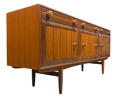 Lot 325 - MID CENTURY BRITISH MODERN DESIGN TEAK SIDEBOARD
