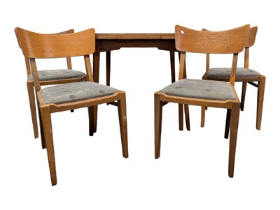 Lot 670 - G PLAN FURNITURE - BRANDON RANGE - MID CENTURY OAK DINING TABLE & CHAIRS