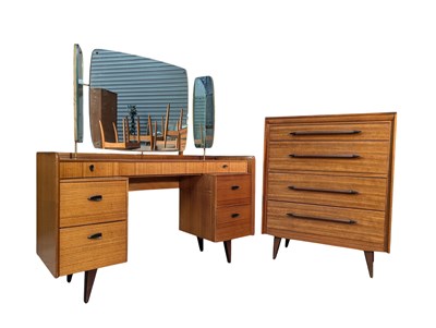 Lot 438 - LEBUS FURNITURE - LINK RANGE - CHEST OF DRAWERS & DRESSING TABLE