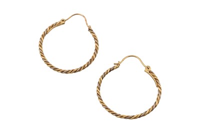 Lot 187 - PAIR OF 18CT GOLD ITALIAN UNO A ERRE EARRINGS