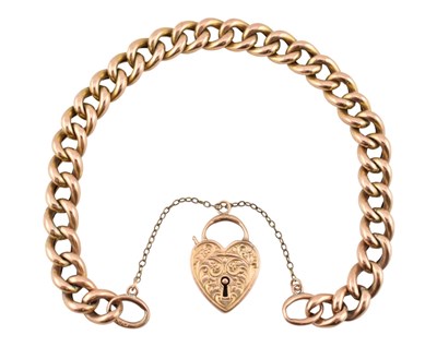 Lot 66 - HALLMARKED 9CT GOLD BRACELET