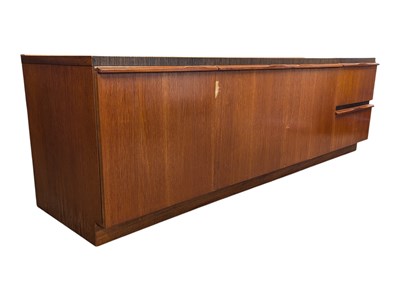 Lot 607 - MCINTOSH FURNITURE - VINTAGE MID CENTURY TEAK SIDEBOARD CREDENZA