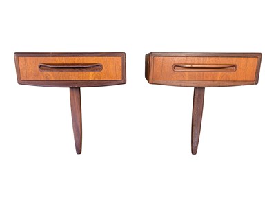 Lot 608 - G-PLAN FURNITURE FRESCO RANGE TEAK PAIR OF BEDSIDES TABLES