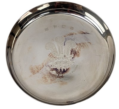 Lot 49 - 1981 HALLMARKED SILVER DISH ROYAL WEDDING OF PRINCE CHARLES & DIANA