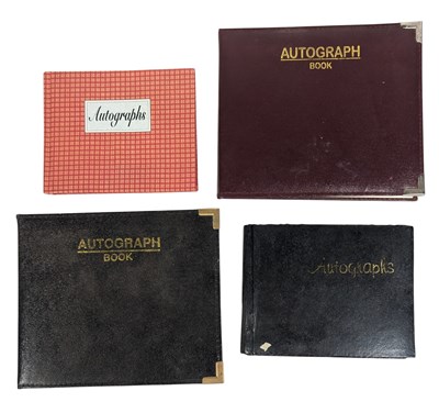 Lot 103 - AUTOGRAPH ALBUMS - VARIOUS AUTOGRAPHS