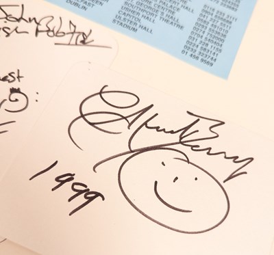 Lot 2 - MUSIC - CHUCK BERRY - AUTOGRAPH, PROGRAMME & LEAFLETS