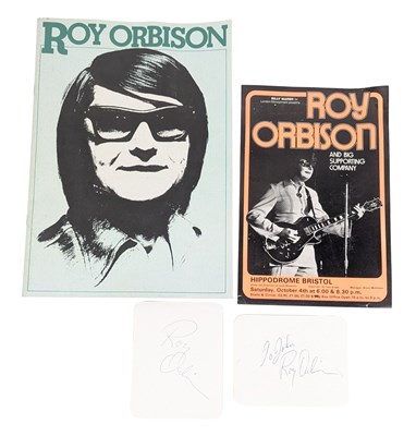 Lot 18 - MUSIC - ROY ORBISON - AUTOGRAPHS