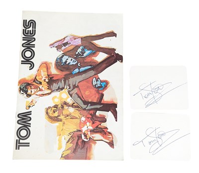 Lot 66 - MUSIC - TOM JONES - AUTOGRAPHS & VINTAGE PROGRAMME