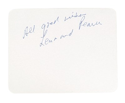 Lot 40 - ONLY FOOLS & HORSES - LENNARD PEARCE (D.1984) - AUTOGRAPH