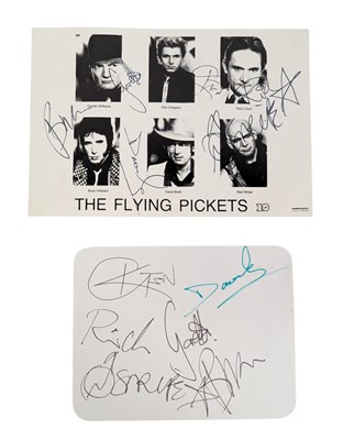 Lot 64 - MUSIC - THE FLYING PICKETS - AUTOGRAPHS