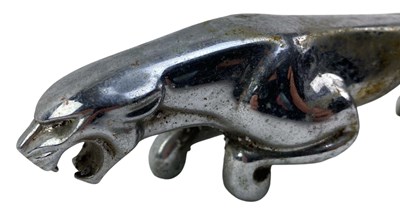 Lot 141 - VINTAGE CHROME JAGUAR CAR MASCOT