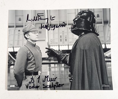 Lot 186 - STAR WARS - RETURN OF THE JEDI DUAL SIGNED PHOTO