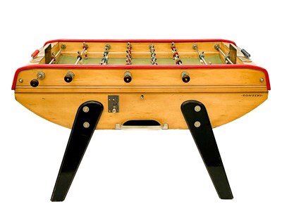 Lot 560 - BONZINI B60 - NO. 3552 - VINTAGE MID CENTURY CIRCA 1970S BEECH FOOSBALL TABLE