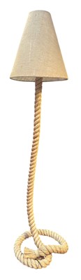 Lot 261 - CONTEMPORARY HIGH END DESIGN TWISTED ROPE FLOOR STANDARD LAMP