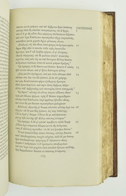 Lot 3 - NONESUCH PRESS. HOMER'S ILIAD AND ODYSSEY TRANS. POPE IN ORIG. LEATHER BINDINGS