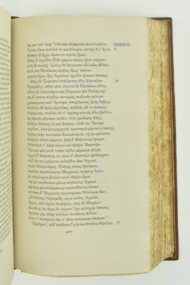 Lot 3 - NONESUCH PRESS. HOMER'S ILIAD AND ODYSSEY TRANS. POPE IN ORIG. LEATHER BINDINGS