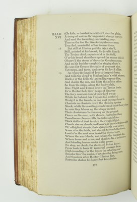 Lot 3 - NONESUCH PRESS. HOMER'S ILIAD AND ODYSSEY TRANS. POPE IN ORIG. LEATHER BINDINGS