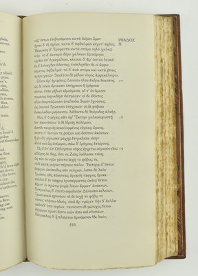 Lot 3 - NONESUCH PRESS. HOMER'S ILIAD AND ODYSSEY TRANS. POPE IN ORIG. LEATHER BINDINGS