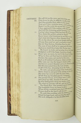 Lot 3 - NONESUCH PRESS. HOMER'S ILIAD AND ODYSSEY TRANS. POPE IN ORIG. LEATHER BINDINGS