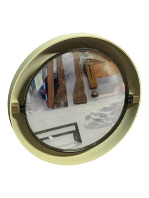 Lot 638 - RETRO MID 20TH CENTURY CIRCULAR BATHROOM WALL MIRROR