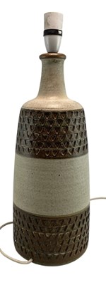 Lot 453 - SOHOLM - MID CENTURY DANISH STUDIO ART POTTERY LAMP