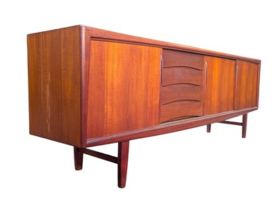 Lot 500 - GUNNI OMANN FOR AXEL CHRISTIANSEN - MID CENTURY DANISH TEAK SIDEBOARD