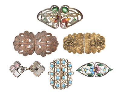 Lot 412 - A COLLECTION OF ANTIQUE & VINTAGE BELT BUCKLES