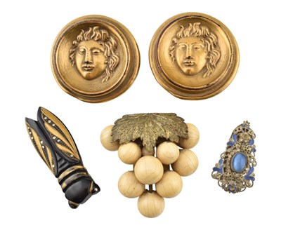 Lot 457 - COLLECTION OF ANTIQUE & VINTAGE DRESS CLIPS