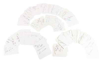 Lot 55 - AUTOGRAPHS - LARGE COLLECTION OF 100+