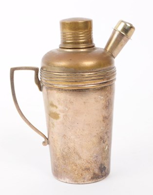 Lot 262 - EARLY 20TH CENTURY SILVER PLATED COCKTAIL SHAKER