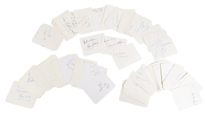 Lot 68 - AUTOGRAPHS - LARGE COLLECTION OF 100+