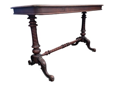 Lot 855 - 19TH CENTURY VICTORIAN MAHOGANY WRITING TABLE